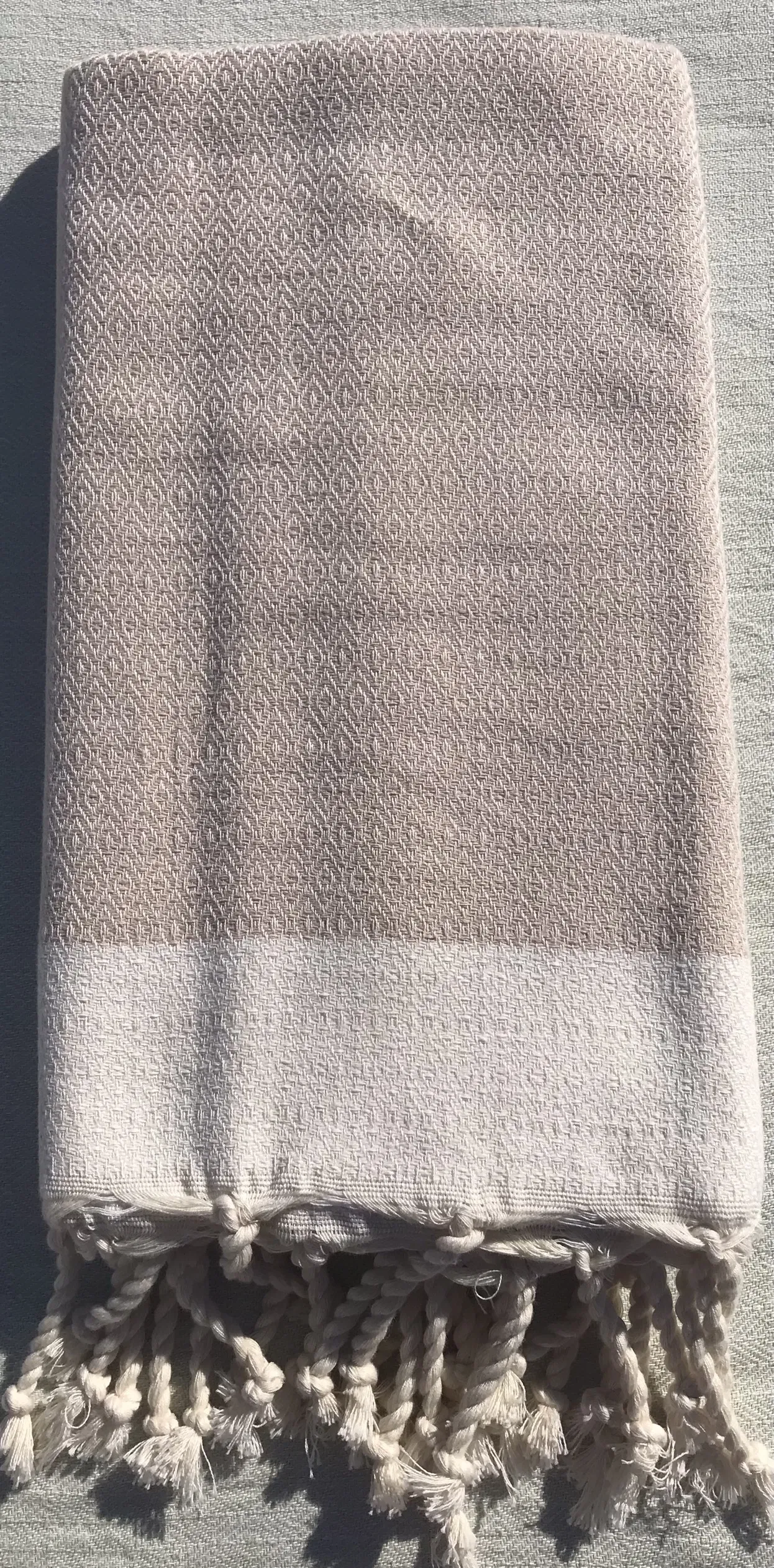 TOALLA FOUTA DE ALGODÓN EGIPCIO DIAMANTE 200 X 100 CM MULTIUSOS Y LIGERA - Imagen 3