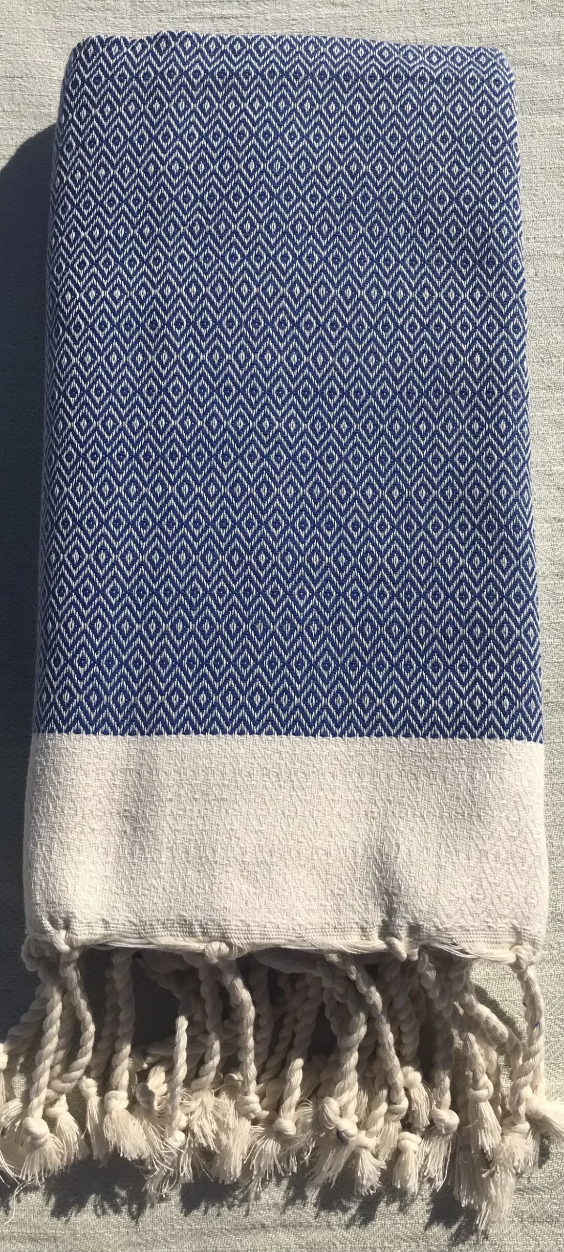 TOALLA FOUTA DE ALGODÓN EGIPCIO DIAMANTE 200 X 100 CM MULTIUSOS Y LIGERA - Imagen 2