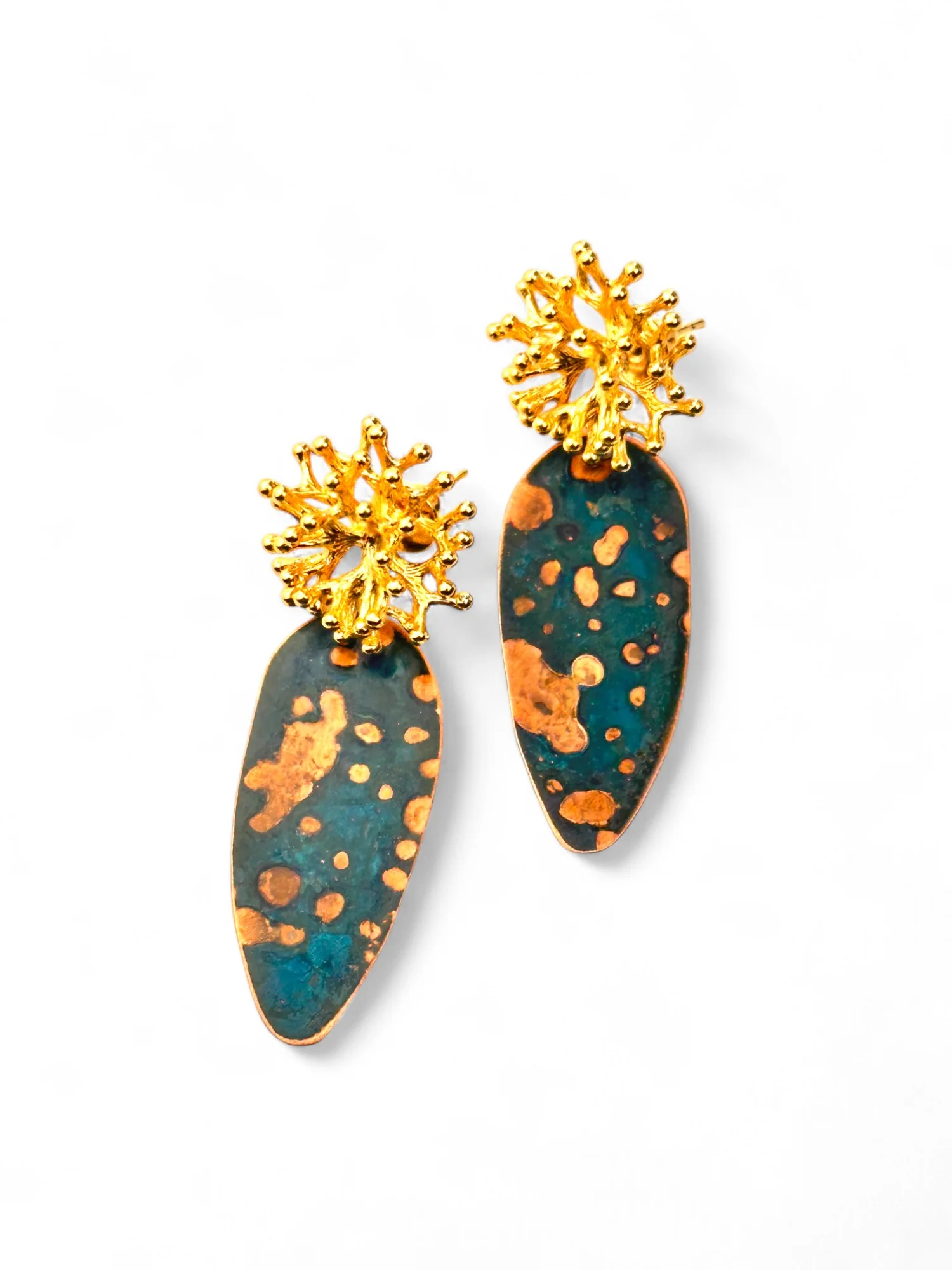 PENDIENTES CORAL MARINO HOIKO