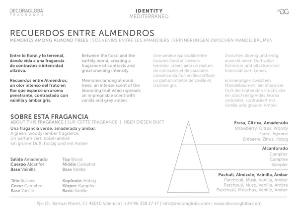 VELA RECUERDOS ENTRE ALMENDROS 220 G - Imagen 2
