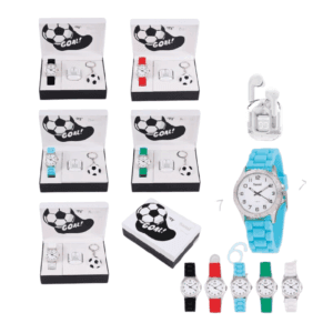 SET RELOJ + AURICULARES TWS + LLAVERO FÚTBOL SAMI