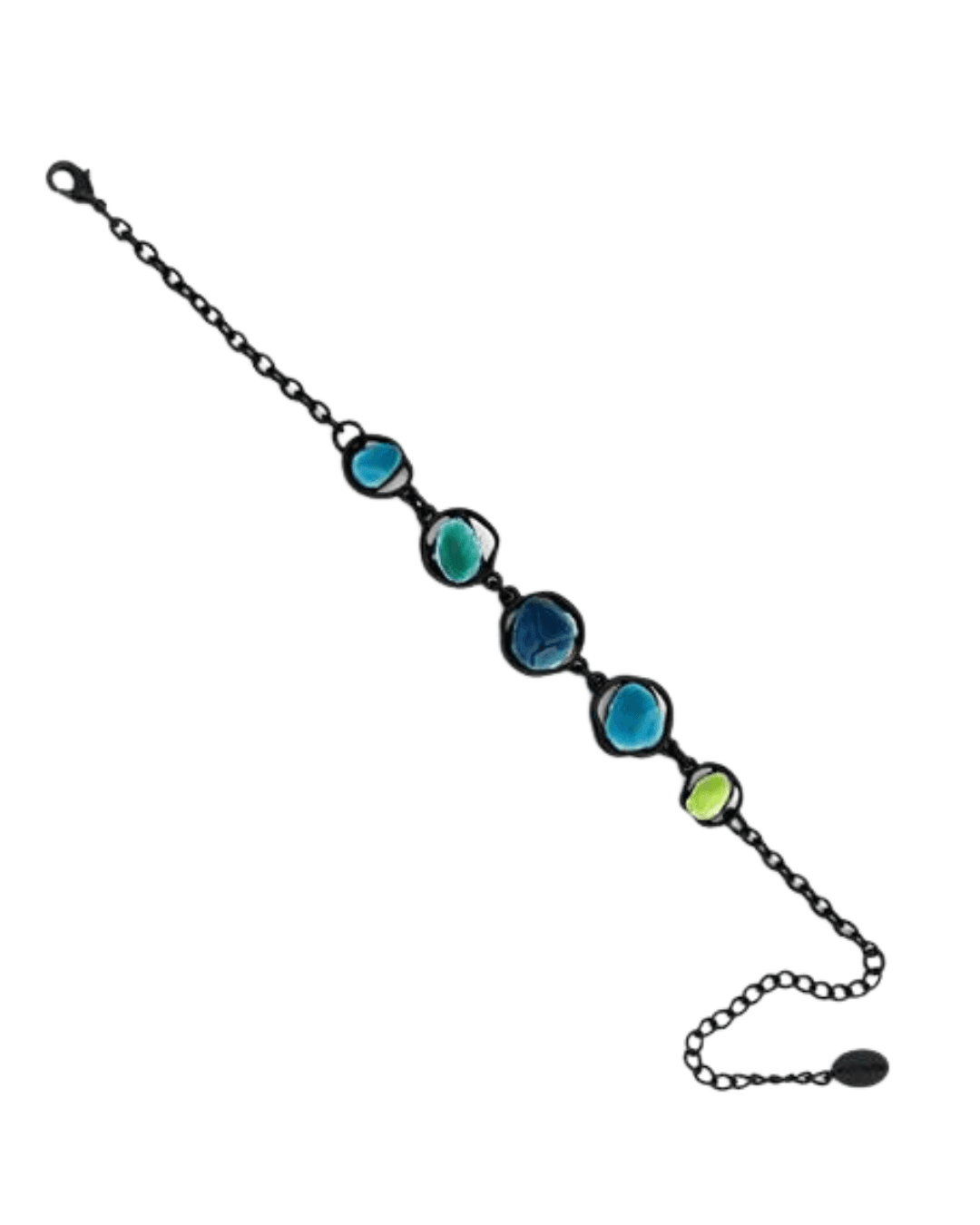 PULSERA COLECCIÓN BLACK MATE, COLORES OTOÑO DETALLES ESMALTADOS. - Imagen 2