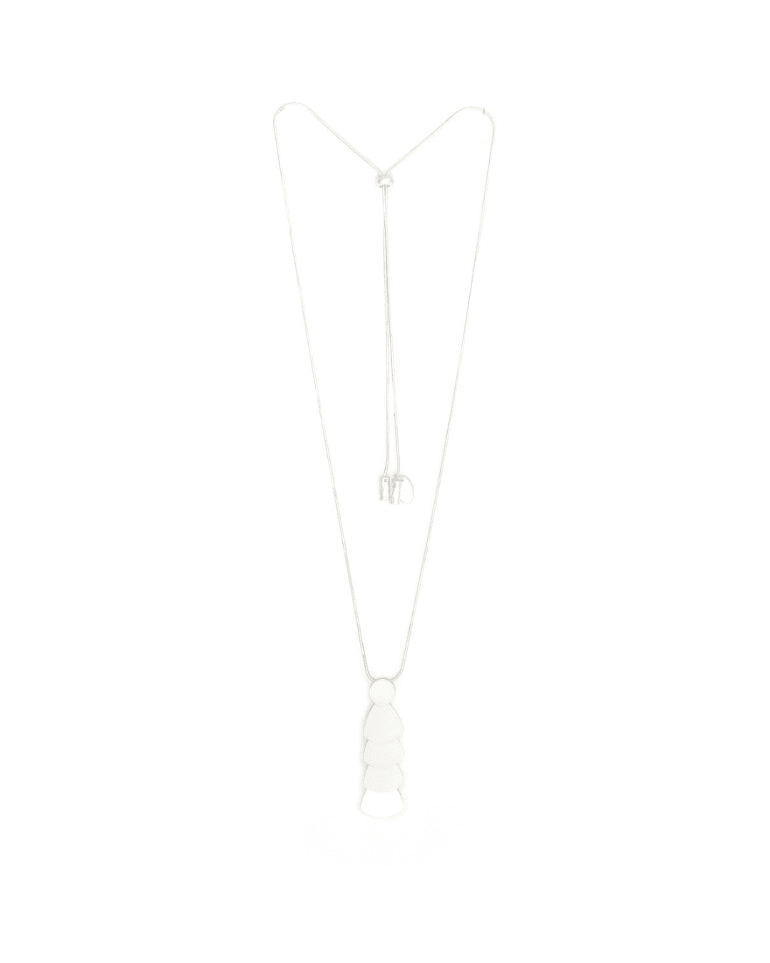 COLLAR LARGO REGULABLE COLECCIÓN MONTREAL DORADO Y PLATEADO MATE - Imagen 3