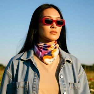 gafas de sol uv400 con montura rectangular y lente de alta calidad