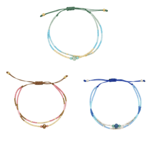pulseras ajustables “maga” – colecciÓn raÍces azul