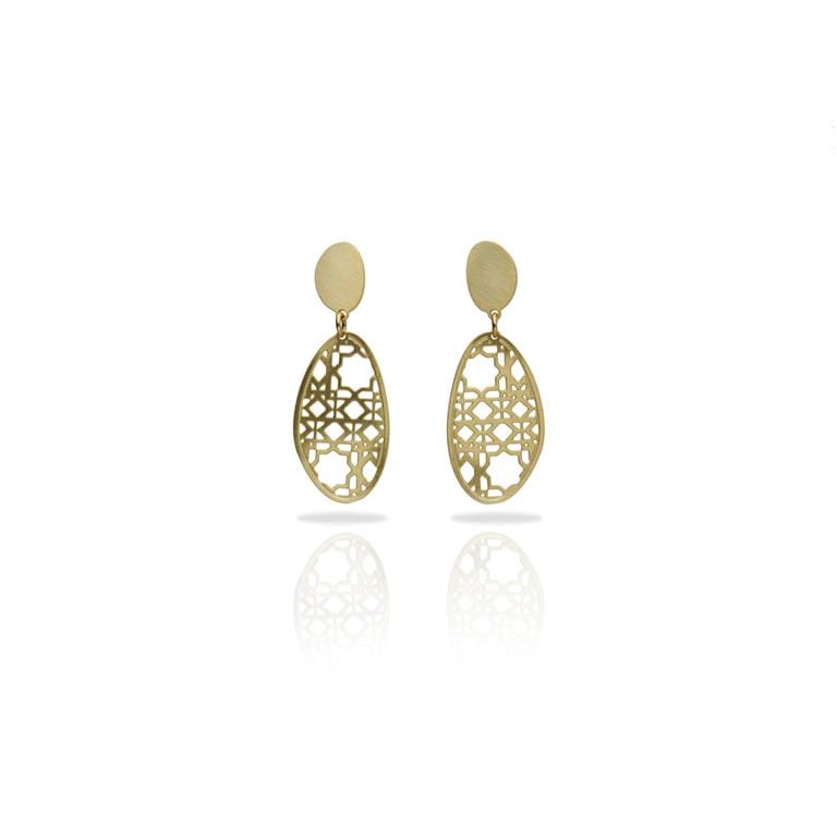 pendientes córdoba baño de oro ras®
