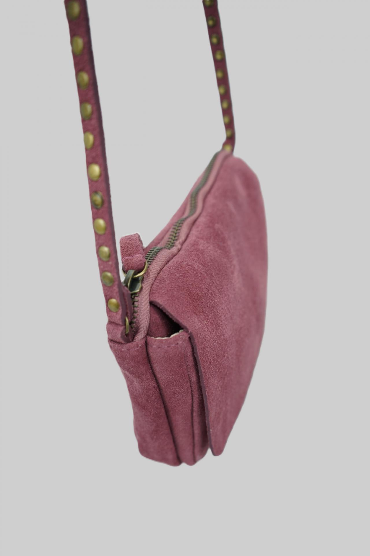 bolso bandolera de serraje hidrofugado