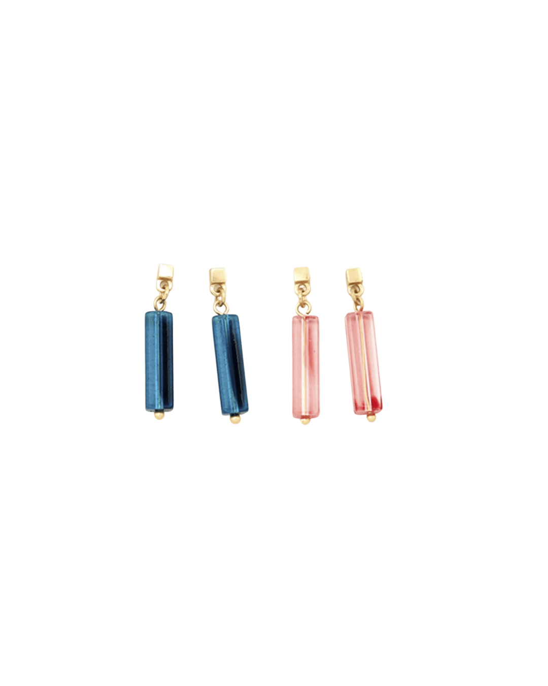 pendientes bruma · colecciÓn raÍces azul+dorado