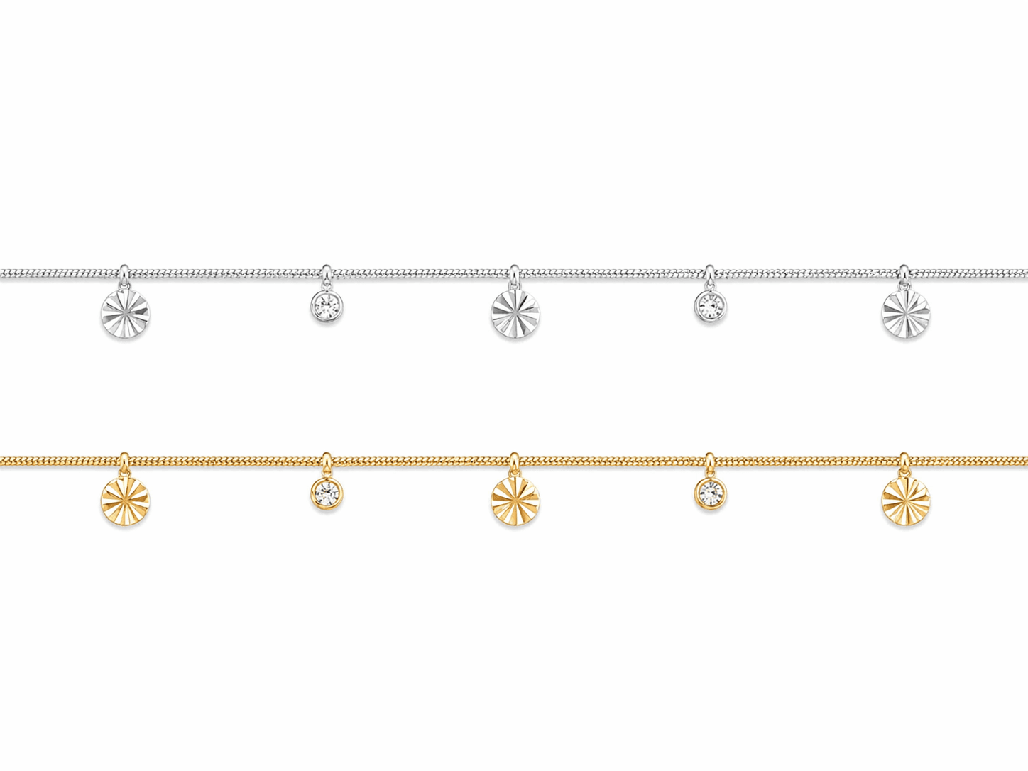 pulsera destellos chapa acero