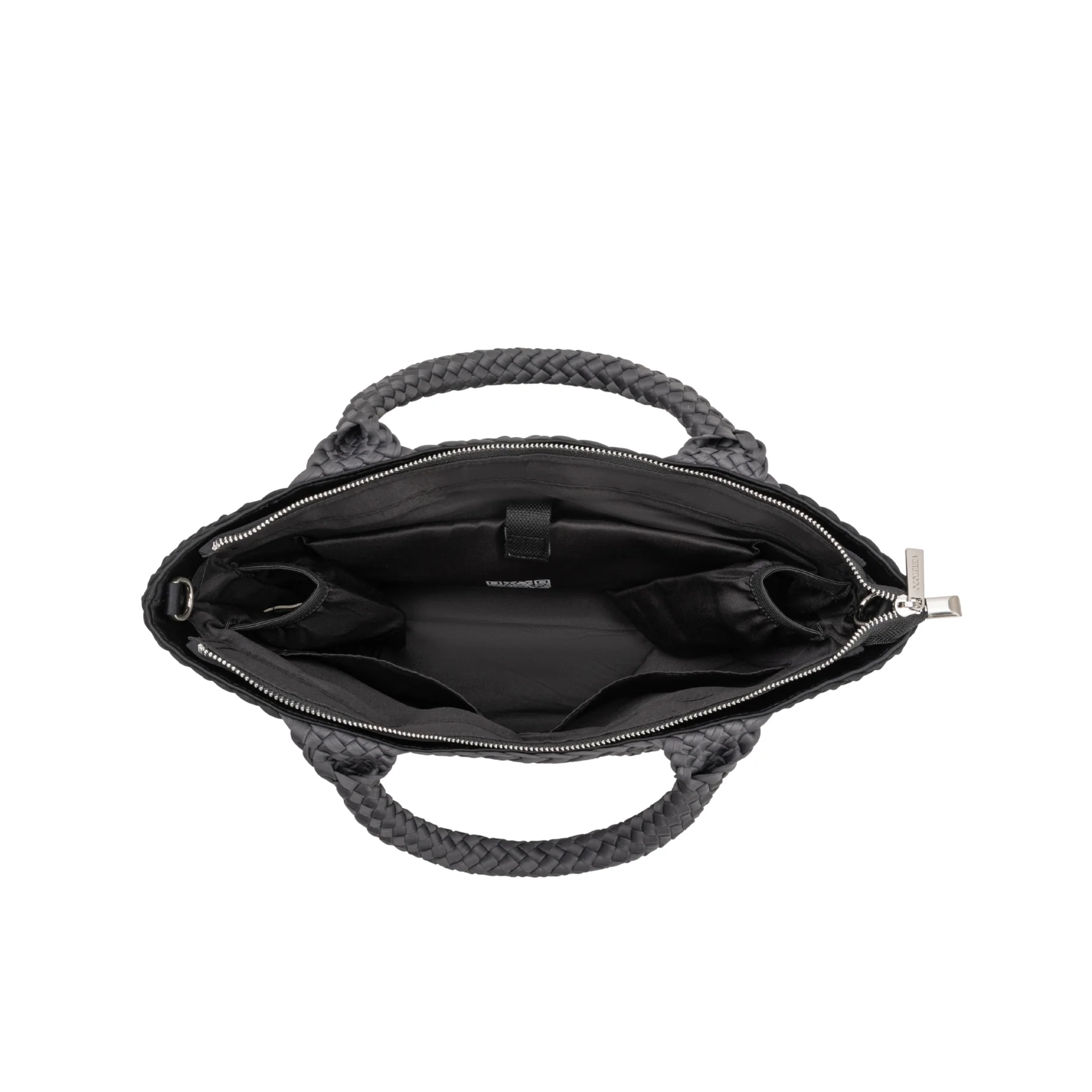bolso slow living gris de verb to do – neopreno trenzado