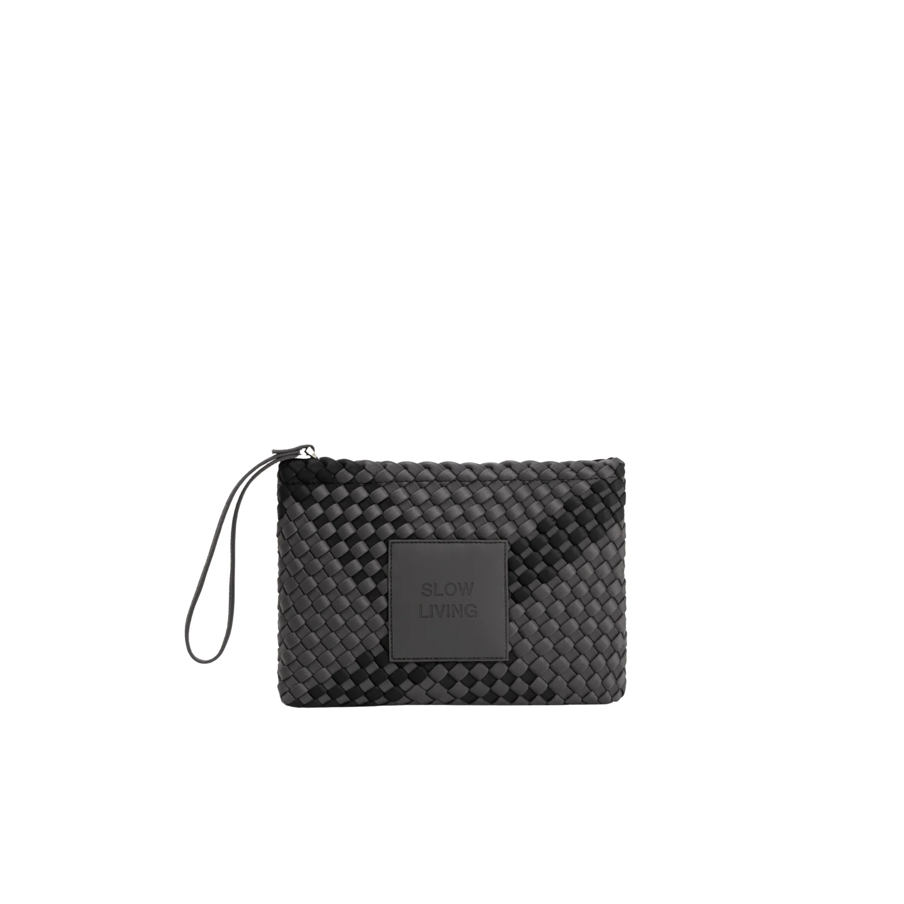 bolso slow living gris de verb to do – neopreno trenzado
