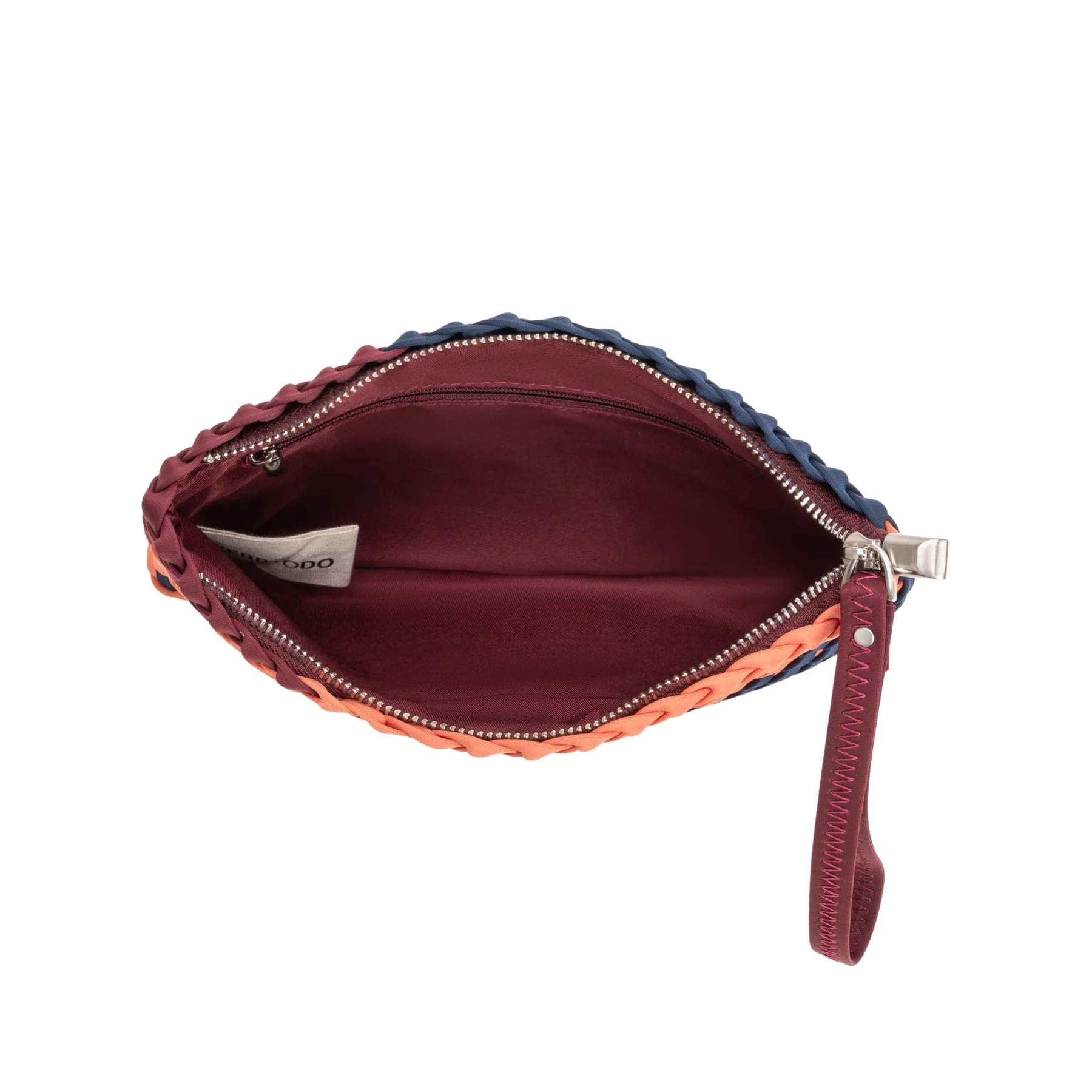 bolso vision and mission naranja de verb to do – neopreno trenzado