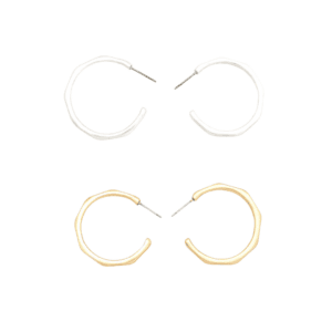 aros irregulares geométricos 3 cm | marea basic