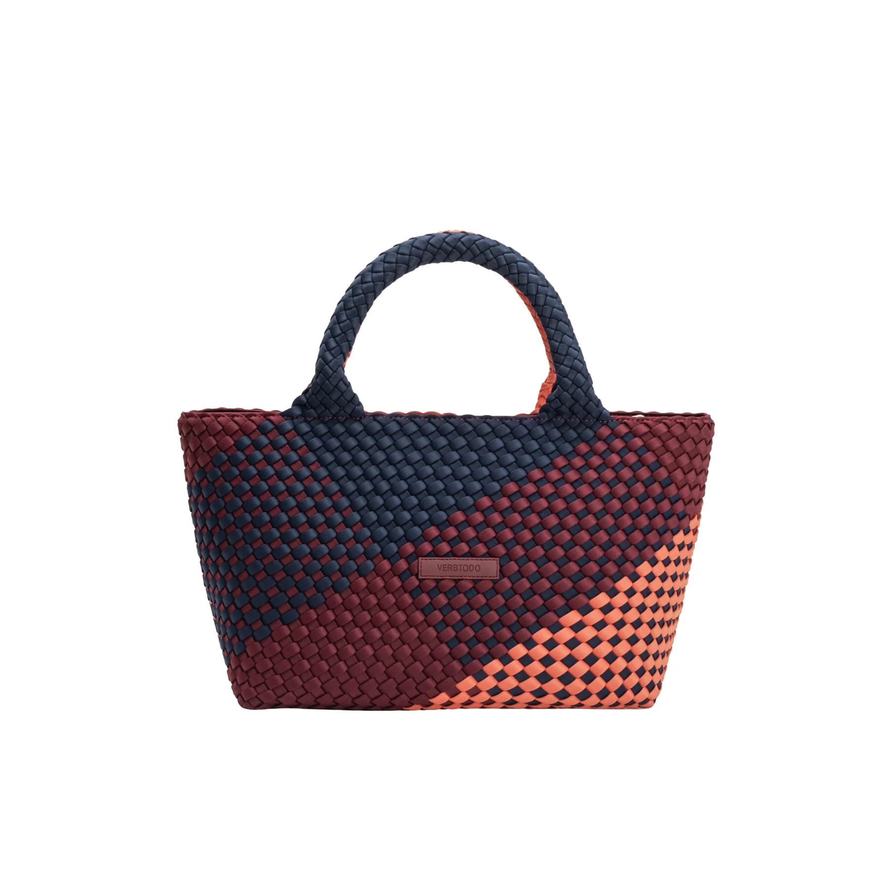 bolso vision and mission naranja de verb to do – neopreno trenzado