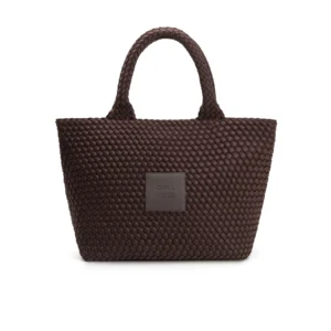 bolso chill vibes marrón de verb to do – neopreno trenzado